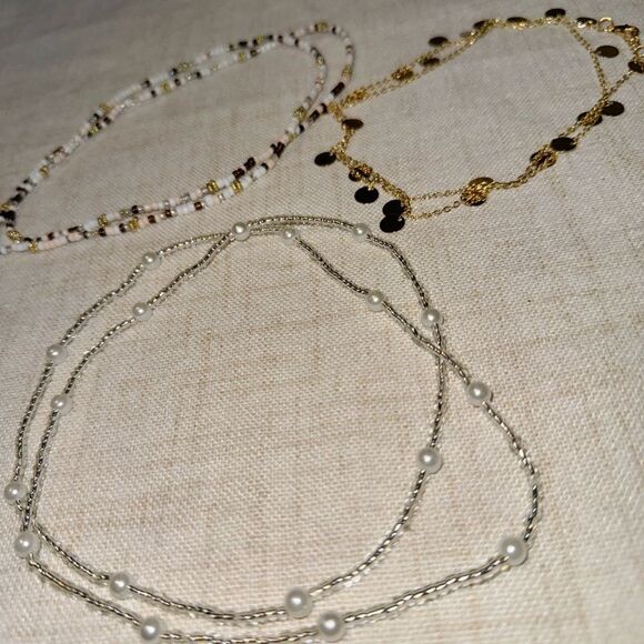 Boho beaded belly chain M455 - Picture 2 of 2